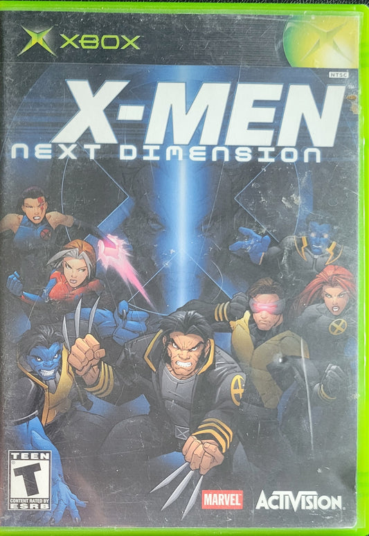 X-Men Next Dimension (CIB) OG Microsoft XBOX  Pre-Owned Great Shape Tested & Working CLEAN DISC