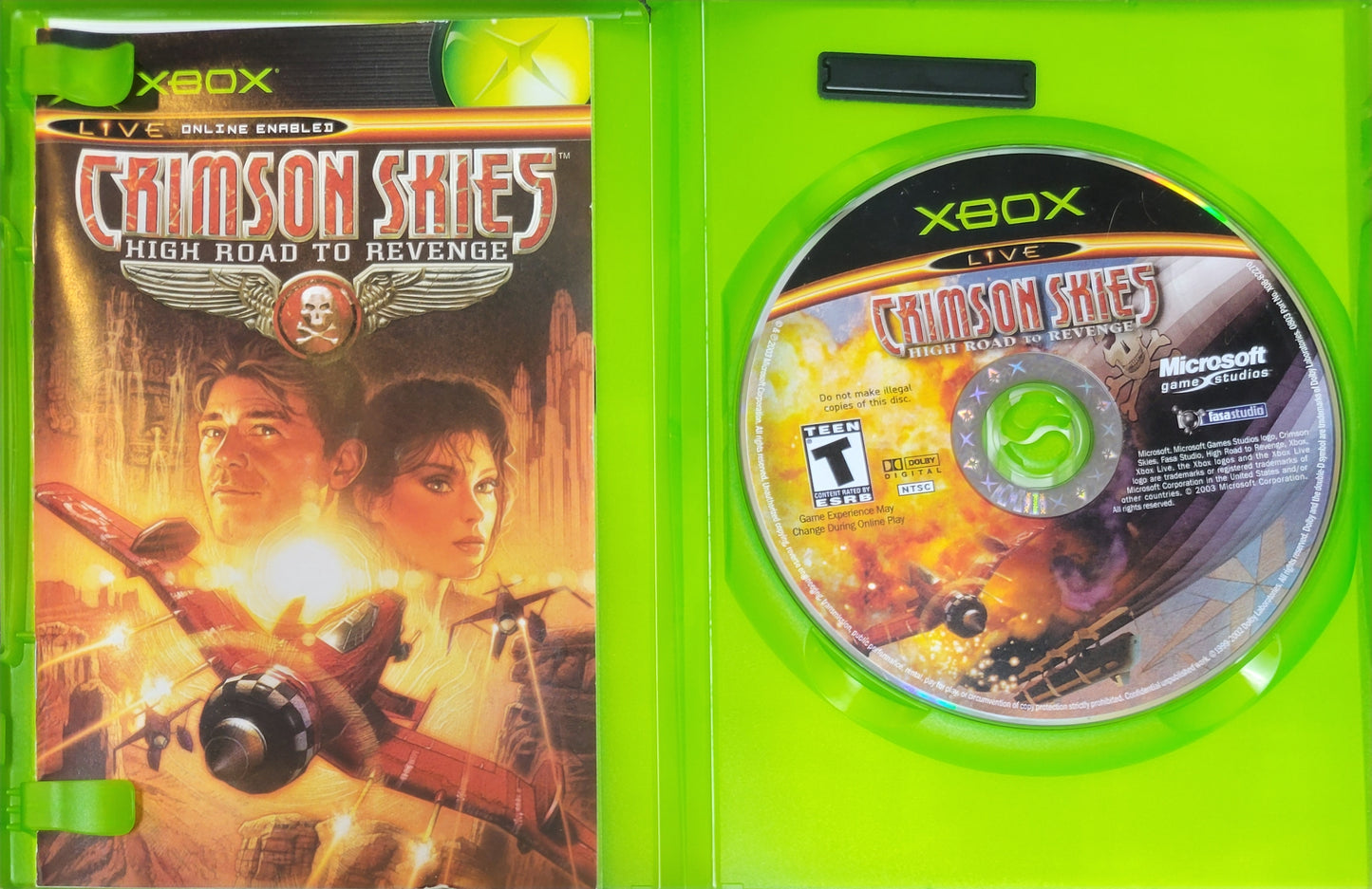 Crimson Skies: High Road to Revenge – Microsoft Xbox CIB – Pre-Owned – RE-SEALED (2003)