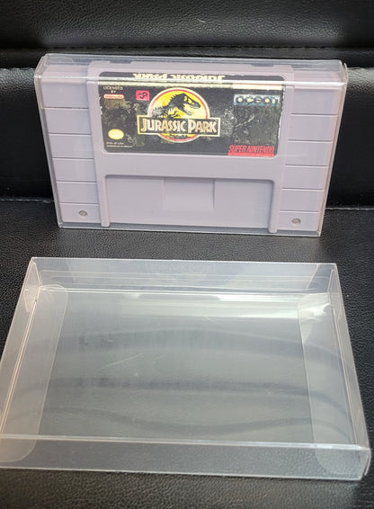 Authentic Jurassic Park Part 1 - SNES - Super Nintendo Ent. System NTSC Cartridge Plus Plastic Protector UNTESTED