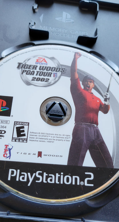 Tiger Woods PGA tour 2002 - Sony PlayStation 2 2003 PS2 Pre-Owned Great Shape! Tested & Working