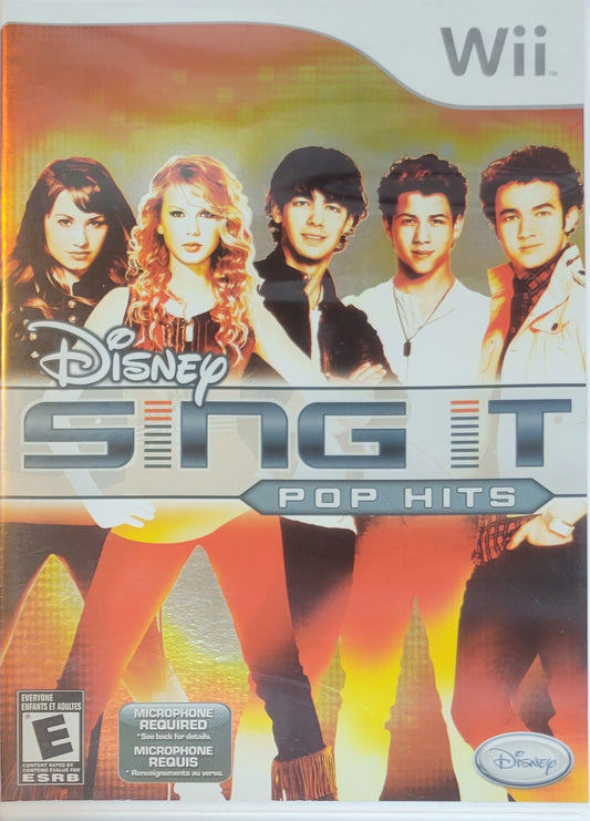 Disney Sing It: Pop Hits – 2009 Nintendo Wii CIB – RE-SEALED + Clean Disc