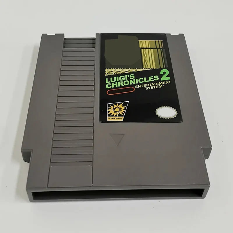 Luigi's Chronicles 2 - NES Nintendo Entertainment System 1983 72 Pin 8 Bit Video Game Cartridge