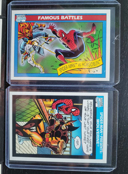 1st EDITION Marvel Cards By Stan Lee 1990 Extremely Rare Base Set Unique Titles! Absolutely Mint Condition Worth Grading AUTHENTIC 10 Sets