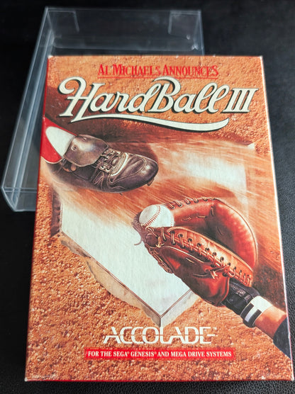 HardBall III - Boxed CIB (Sega Genesis) | 1992 | Sports / Baseball