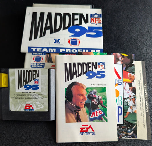 Madden NFL '95 - Boxed CIB (Sega Genesis) | 1994 | Sports / Football