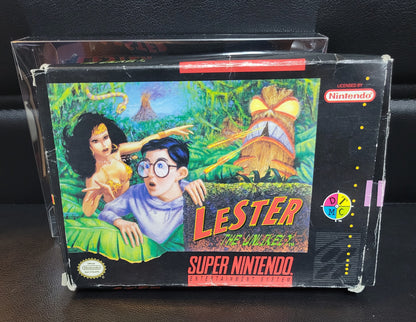 Lester The Unlikely (SNES) - Super Nintendo Ent. Great Condition - CWB Box + Protector