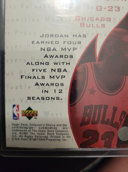 VINTAGE Lot Of 6 MICHAEL JORDAN Upper Basketball Cards Great Shape Protected Since New Smoke Free Home NBA Basketball Card