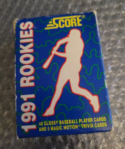 Near Mint Condition 1991 SCORE ROOKIES COMPLETE FACTORY BASEBALL SET 40 CARDS