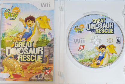 Diego Go! Great Dinosaur Rescue – 2009 Nintendo Wii CIB Re-Sealed Like New