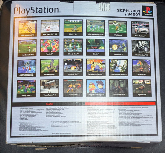 Sony PlayStation PS1 Console DualShock Edition SCPH-7001 / 94007 (1997) | Complete in Box (CIB) | Open Box - Mint Condition