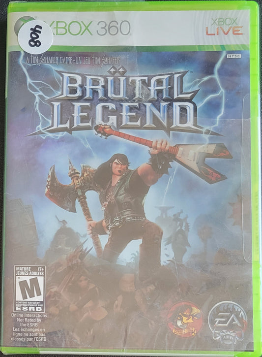 Brutal Legend FACTORY SEALED - Microsoft XBOX 360 - New
