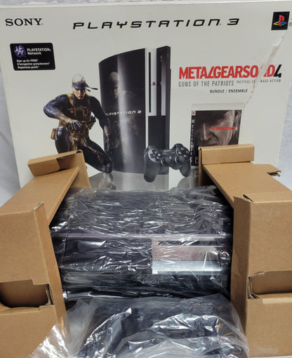 RARE Metal Gear Solid 4 Special Edition – Limited Package CIB | PS3 Slim Console + 1 Controller + Hookups | Factory Inserts | Matching Serials | Excellent Condition