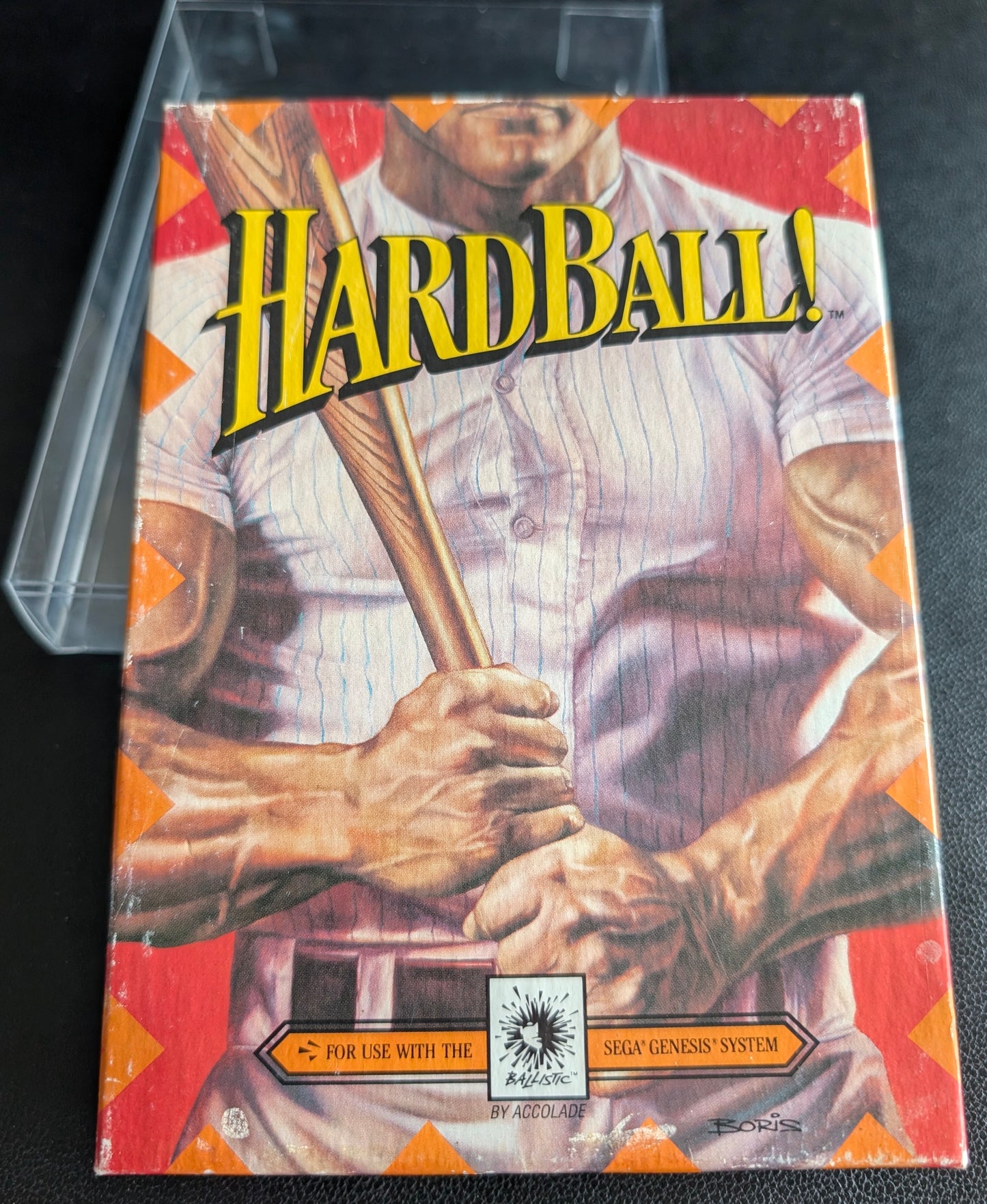 HardBall - Boxed CIB (Sega Genesis) | 1990 | Sports / Baseball