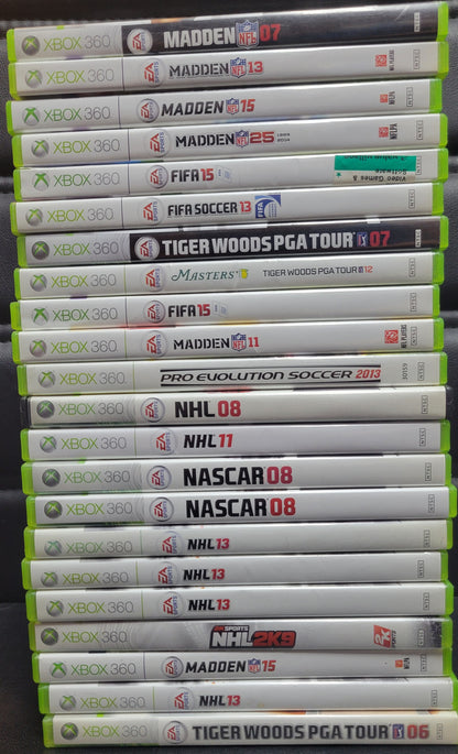 ALL SPORTS NHL NFL NBA Golf Boxing & More! - (CIB) - Microsoft XBOX 360 - Pre-Owned Like New CLEAN DISC