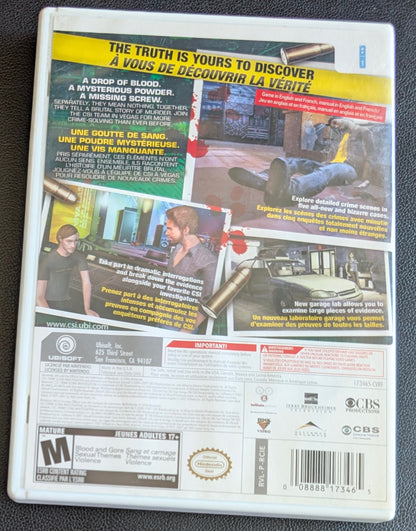 CSI: Crime Scene Investigation (2003) - CIB Nintendo Wii | RE-Sealed