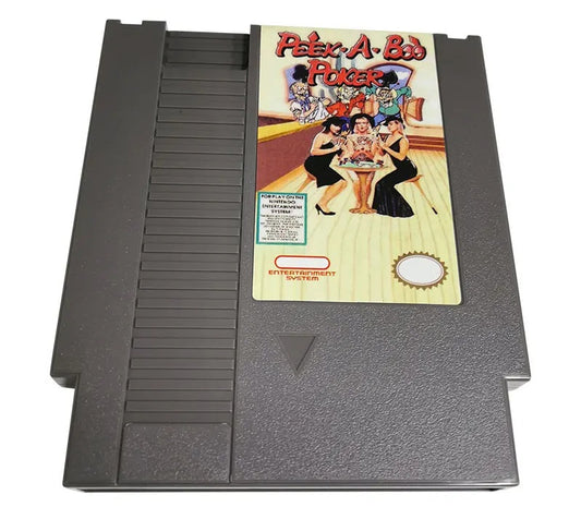 Peek-A-Boo Poker - NES Nintendo Entertainment System 1983 72 Pin 8 Bit Video Game Cartridge