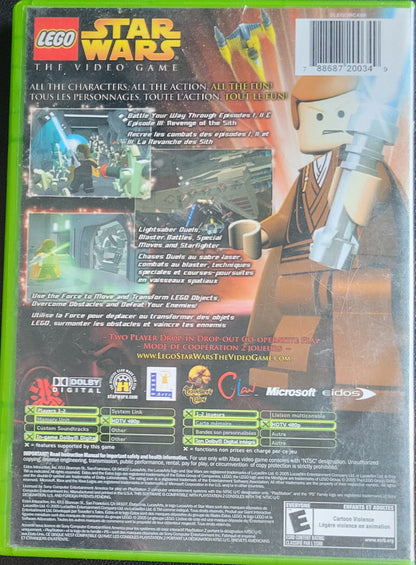 Lego Star Wars - (CIB) OG Microsoft XBOX  Pre-Owned Great Shape Tested & Working CLEAN DISC