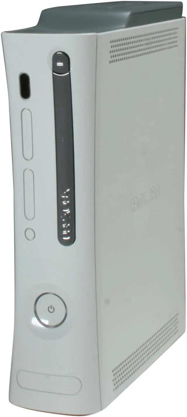 White Microsoft Xbox 360 Pro Bundle + 1 Game + 1 Controller Excellent - Refurbished