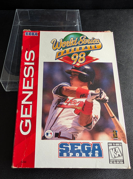World Series Baseball '98 - Boxed CIB (Sega Genesis) | 1998 | Sports / Baseball