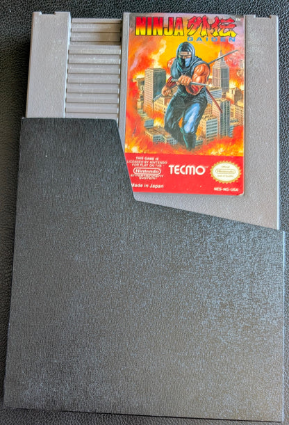 Ninja Gaiden (1989) - Nintendo NES | Authentic | Cleaned & Tested + Protection Sleeve