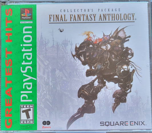 Authentic Final Fantasy: ANTHOLOGY  COLLECTOR'S Package - Sony PlayStation 1 PS1 Complete in Box (CIB) - Great Condition