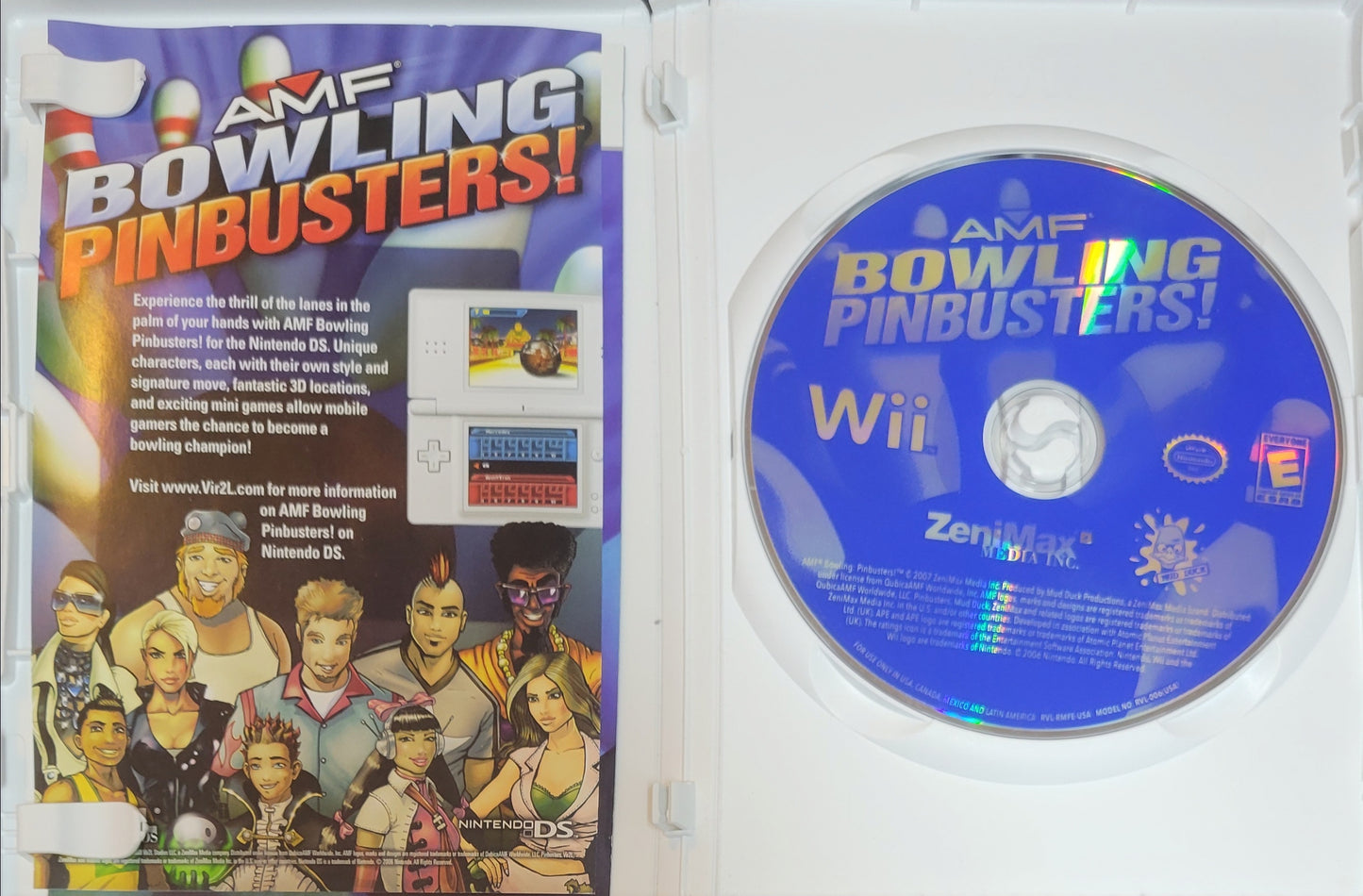 AMF Bowling Pin Busters – Nintendo Wii – CIB – RE-SEALED