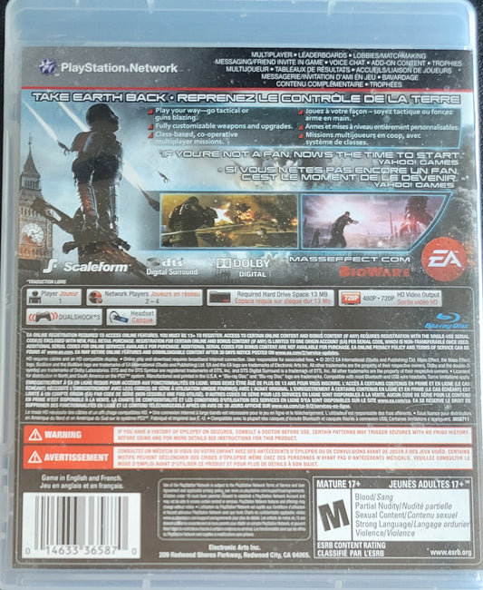 Mass Effect 3 (CIB) – Sony PlayStation 3 PS3 – Re-Sealed