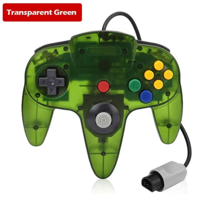 Nintendo 64 (N64) Wired Controller | Translucent Colors | Replacement Gamepad | Brand New