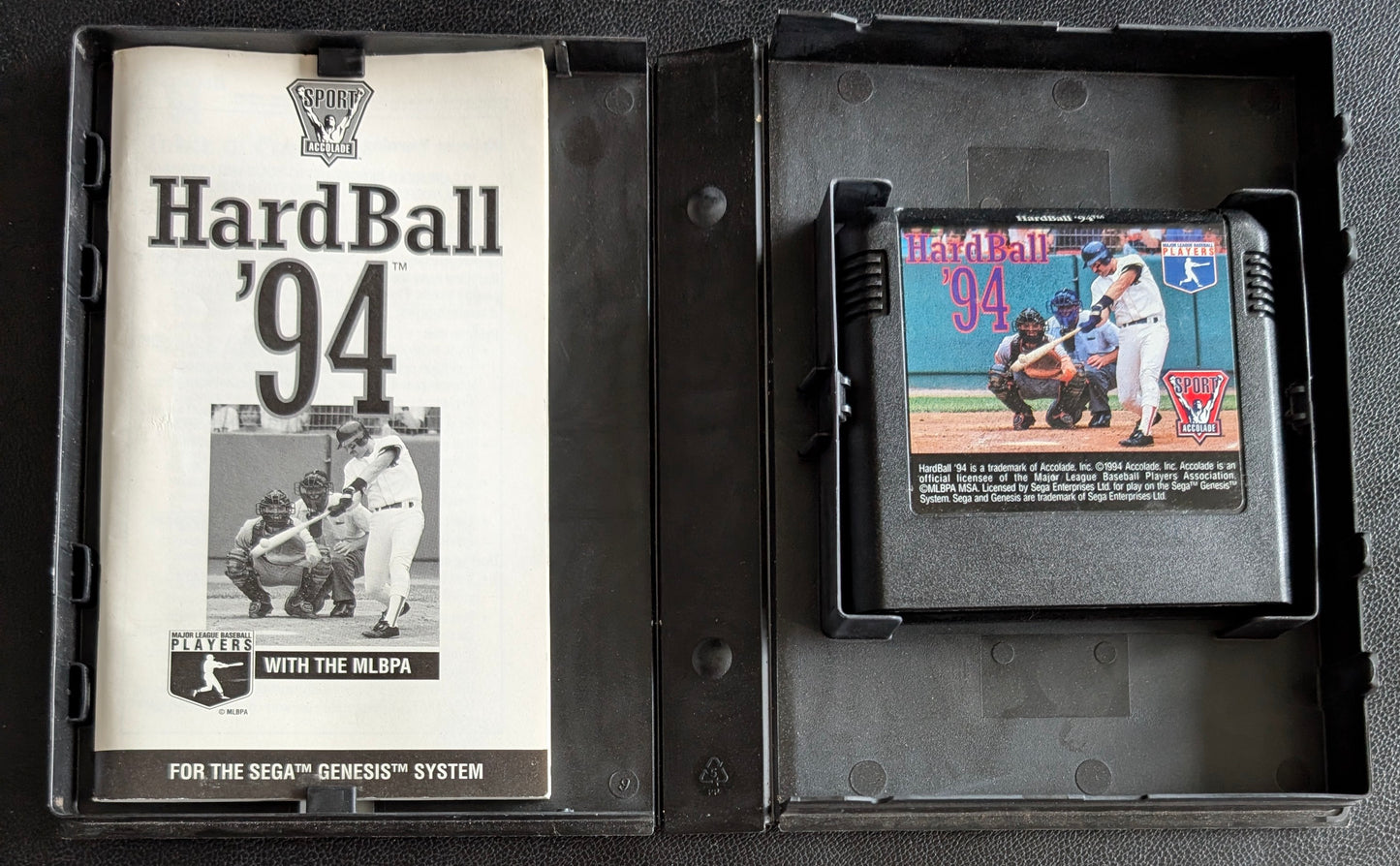 HardBall '94 - Boxed CIB (Sega Genesis) | 1994 | Sports / Baseball