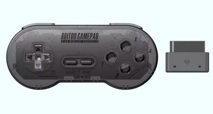 8BitDo SN30 Wireless Gamepad for Original SNES (Super Nintendo) | Multiple Colors | Wireless Controller | Includes Receiver
