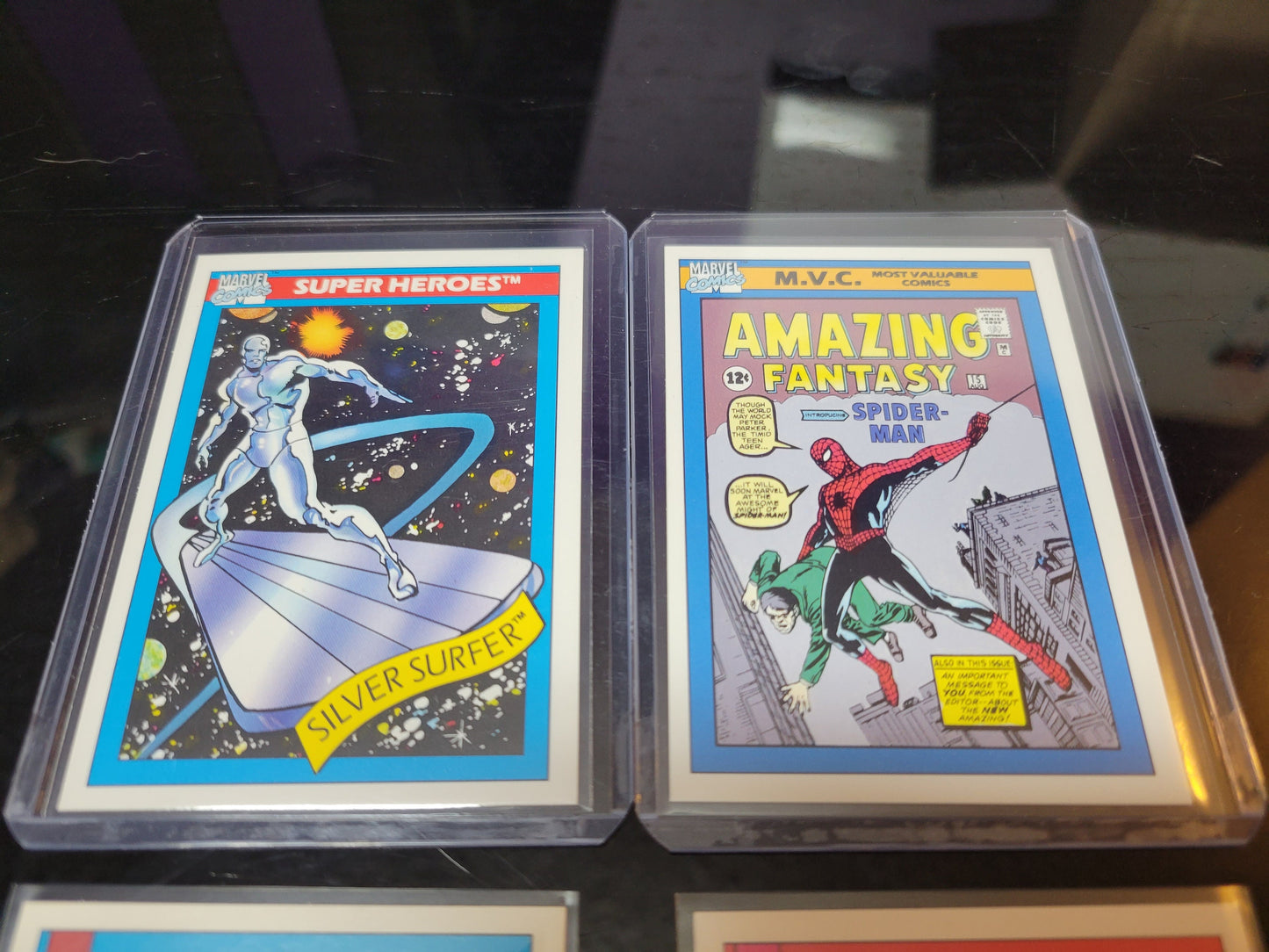 1st EDITION Marvel Cards 1990 One & Only Extremely Rare Base Set Spiderman Special Absolutely Mint Condition Worth Grading AUTHENTIC 10 Card