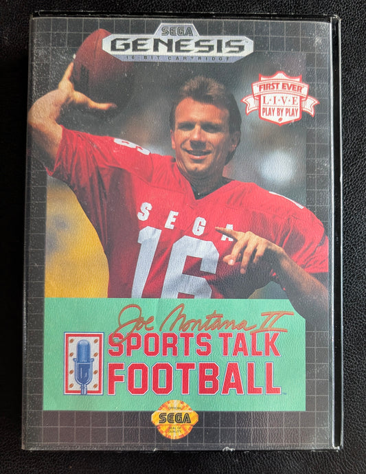 Joe Montana Sports Talk Football 2 - Boxed (Sega Genesis) | 1993 | Sports / Football