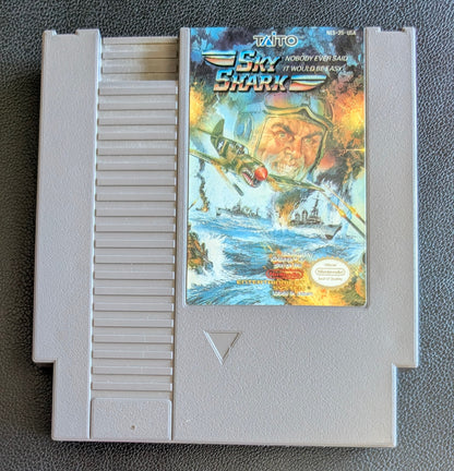 Sky Shark (1989) - Nintendo NES | Authentic | Cleaned & Tested + Protection Sleeve