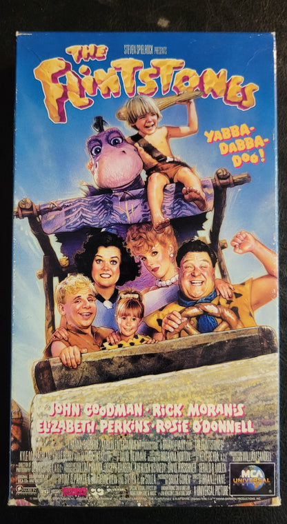 Hard To Find ORIGINAL "The Flintstones" 1990's VHS Tape + Box Pre - Owned