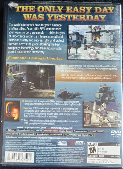SOCOM 2 – Sony PlayStation 2 PS2 (CIB) – Tested – Re-Sealed (2003)