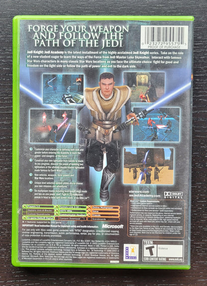 Jedi Knight: Jedi Academy Microsoft XBOX - Pre-Owned Great Shape!