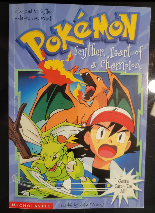 1st Edition 1999 Pokémon Scyther: Heart Of A Champion # Orignal Scholastic Vintage Collector's Chapter Book All Ages Collector's Condition