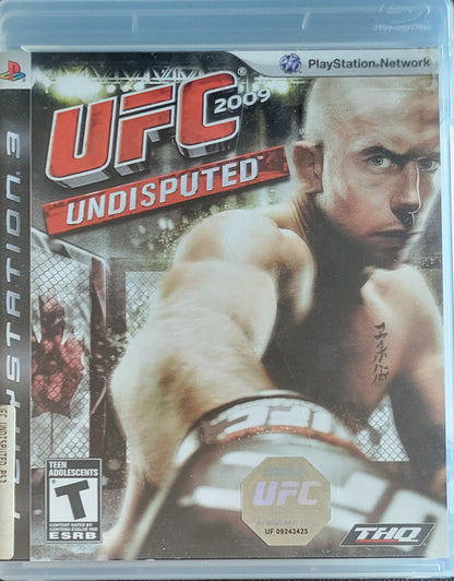 UFC Undisputed x2 09' + 10' - Sony PlayStation 3 PS3 Pre-Owned Great Shape Tested & Working
