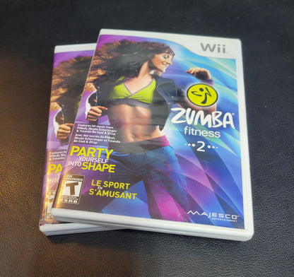 Zumba Fitness 2 – Nintendo Wii CIB – RE-SEALED + Like New