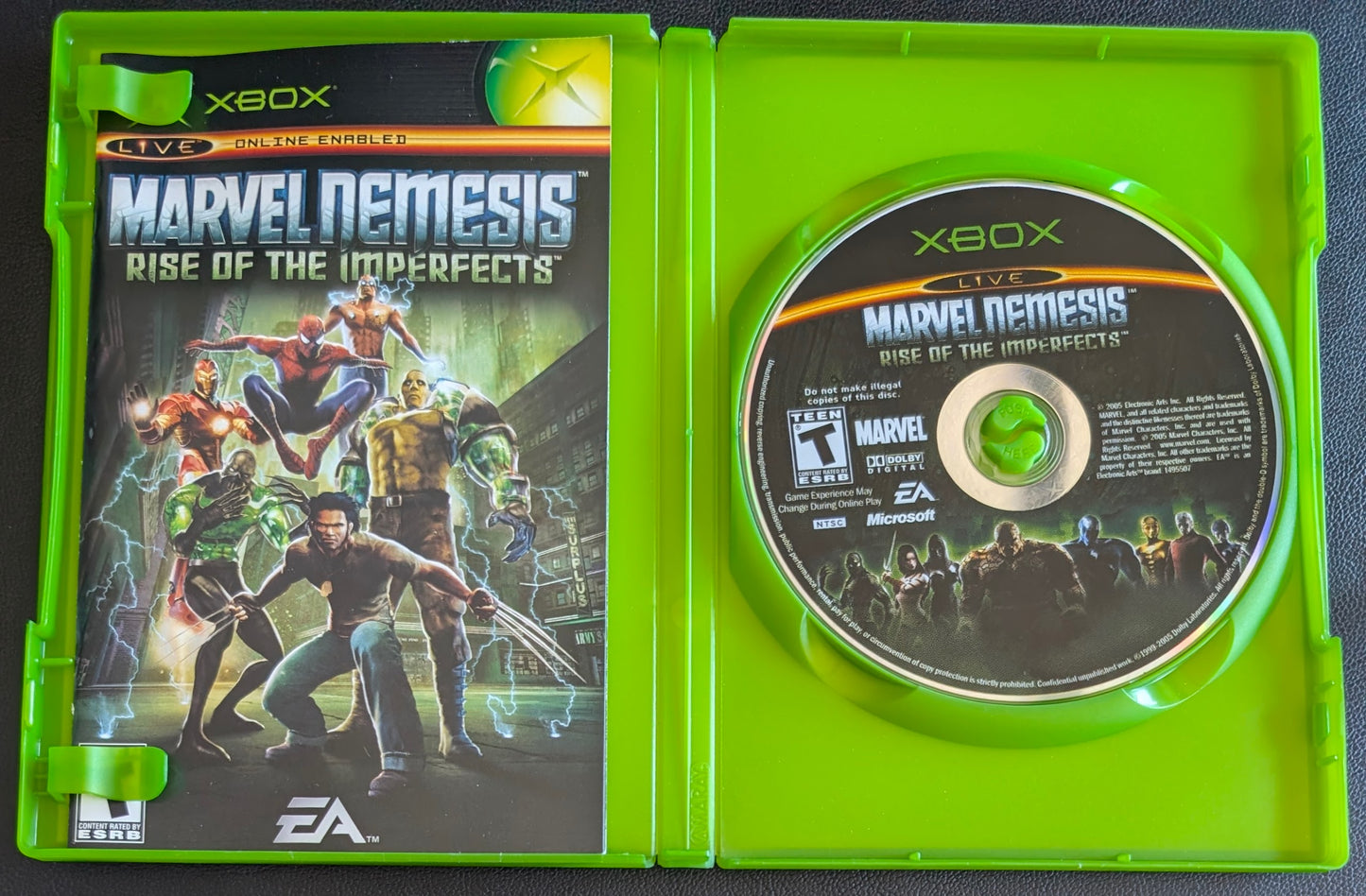 Marvel Nemesis: Rise of the Imperfects (2005) - CIB Original Xbox | RE-Sealed