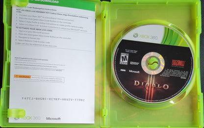 DIABLO 3 - Microsoft XBOX 360 - CIB MINT Pre-Owned Great Shape Tested & Working