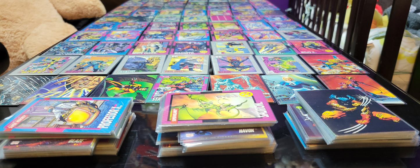 MASSIVE Marvel & DC Comics Early Edition Trading Cards All Near Mint All Super Heros Included! MINT