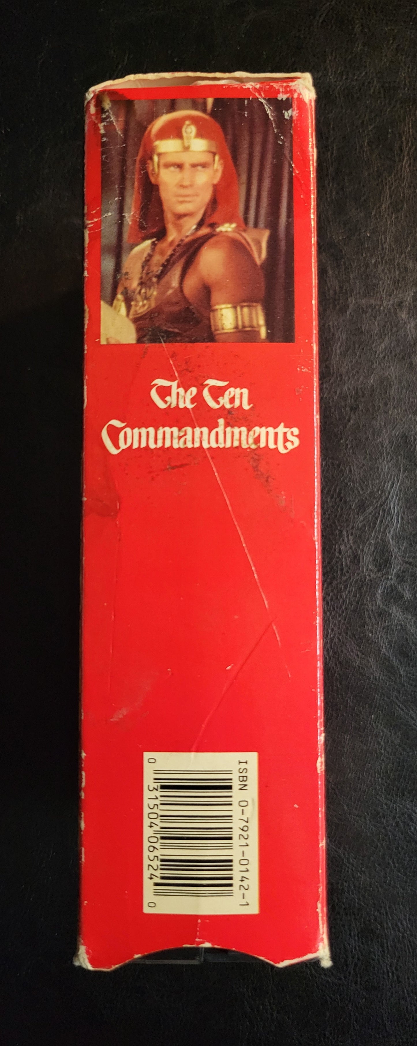 THE 10 COMMANDMENTS 1980's Lot Of 2 VHS Tape + Box Pre - Owned