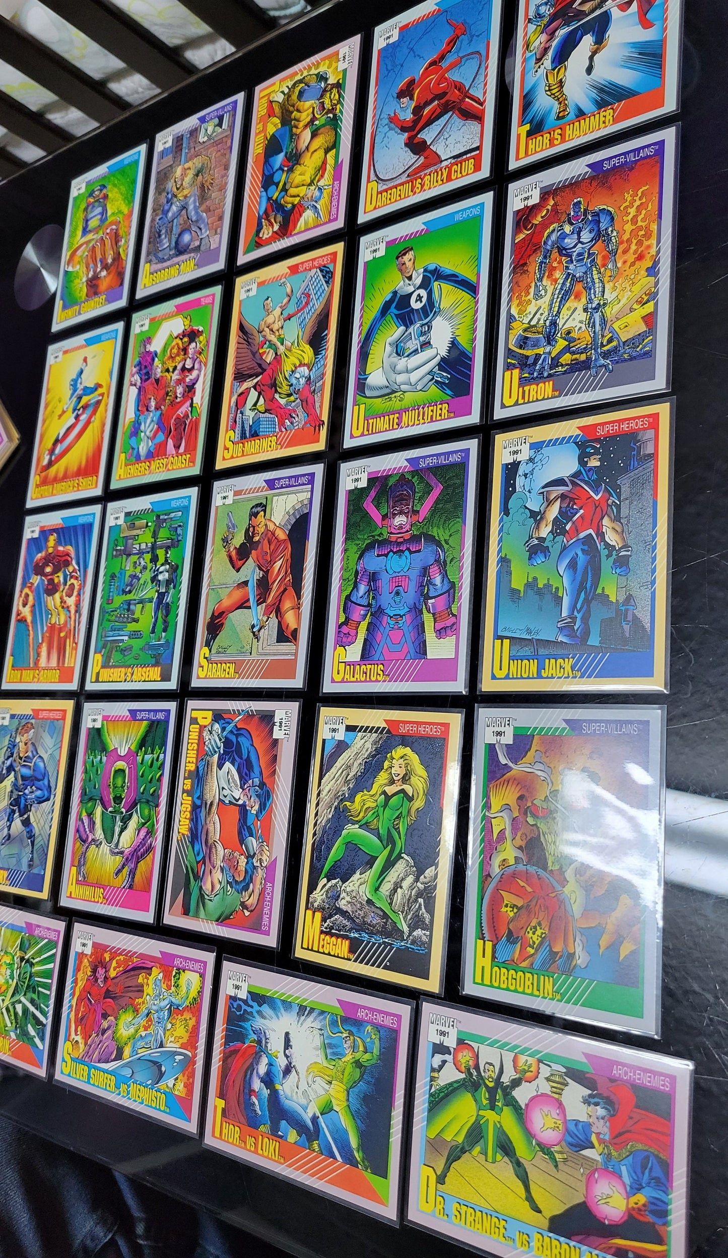 25 Ultra Mint 2nd EDITION / APPEARANCE Marvel Super Heros Ever On Cards - 1991 Original & Authentic Masterpiece Set Must See For Comic Fans!