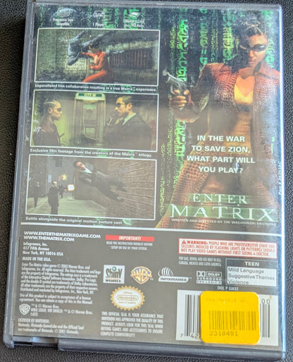 Enter the Matrix (2003) - CIB Nintendo GameCube | RE-Sealed