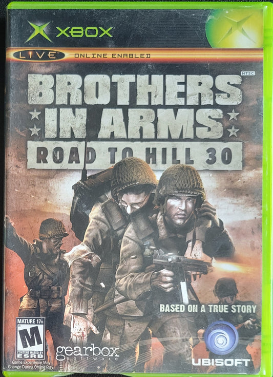 Brothers In Arms: Road To Hill 30 - (CIB) OG Microsoft XBOX  Pre-Owned Great Shape Tested & Working CLEAN DISC
