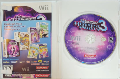 Dance Dance Revolution Hottest Party 3 – Nintendo Wii – CIB – Clean Disc
