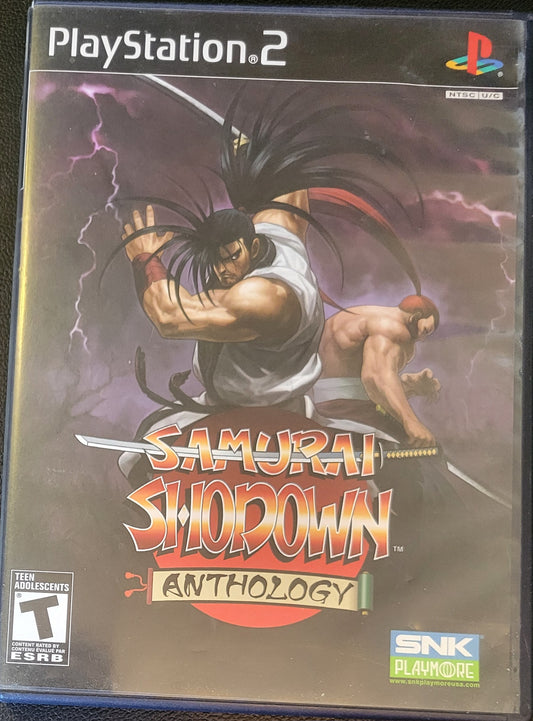 Samurai Shodown: Anthology - Sony PlayStation 2 PS2 (CIB) Pre-Owned Tested & Working Great Shape!