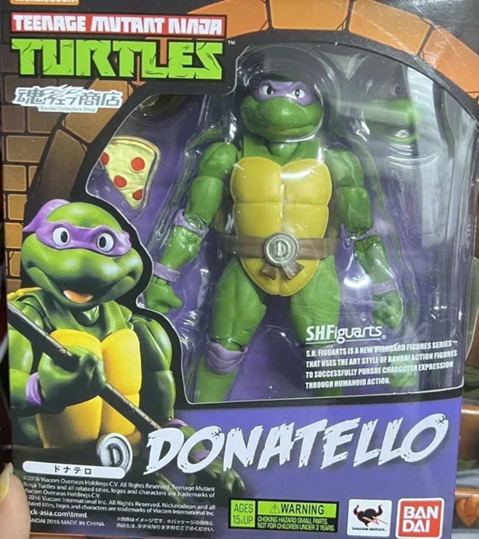 SHF Series Teenage Mutant Ninja Turtles Action Figure Based On 1990 TMNT Film Pvc Accessories Included Box Set 4 To Choose COWABUNGA Dudes!