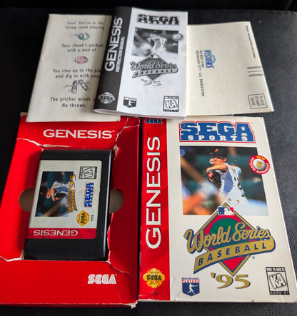 World Series Baseball '95 - Boxed CIB (Sega Genesis) | 1995 | Sports / Baseball